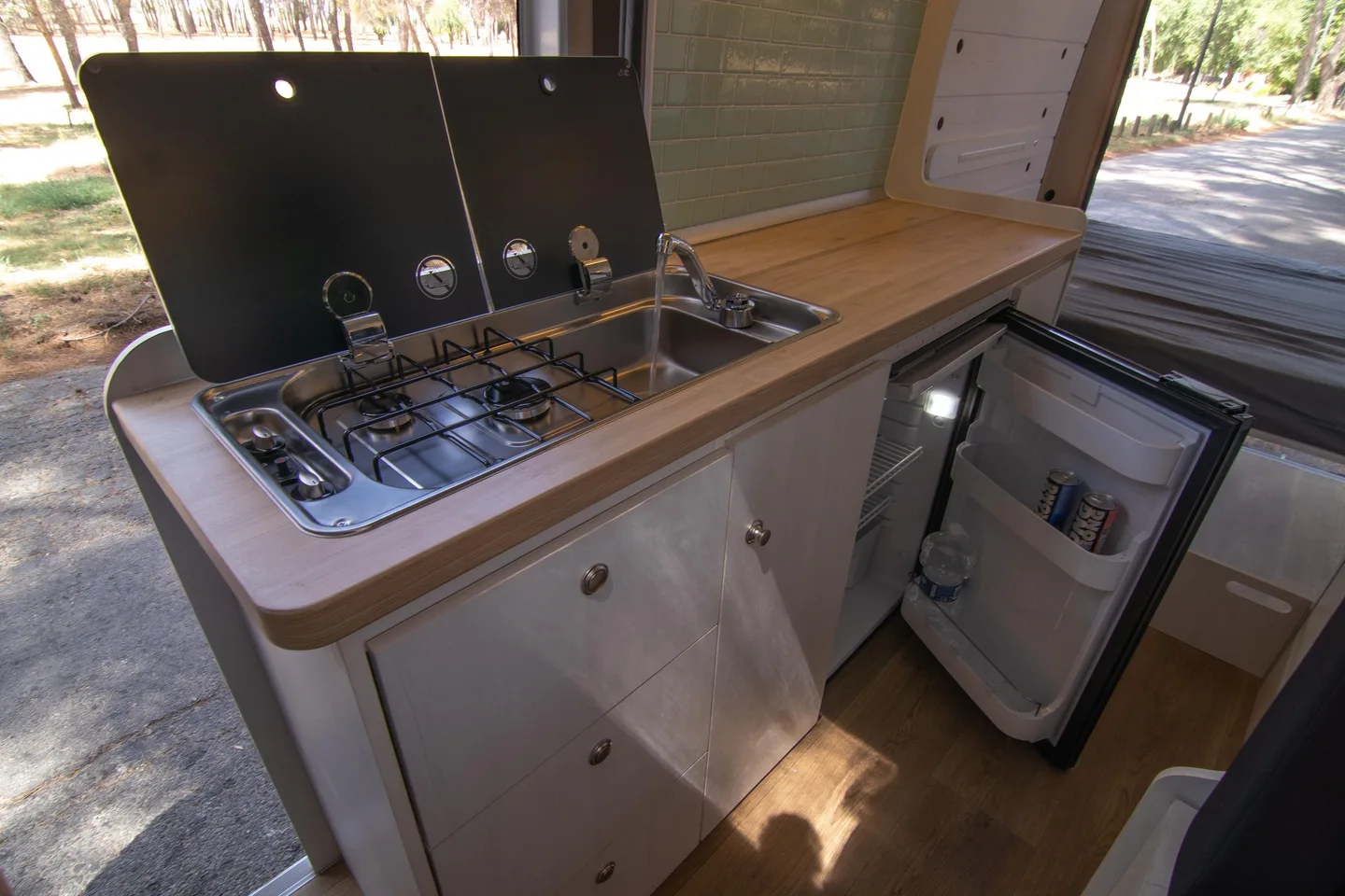 Ducato L3H2 con Encimera de Bambú y Acabados Tostados — foto 7
